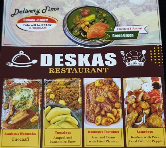 DESKAS Restaurant Kasoa